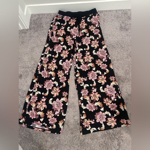 Lauren Ralph Lauren Wide Leg Floral Pants Medium - Picture 3 of 6